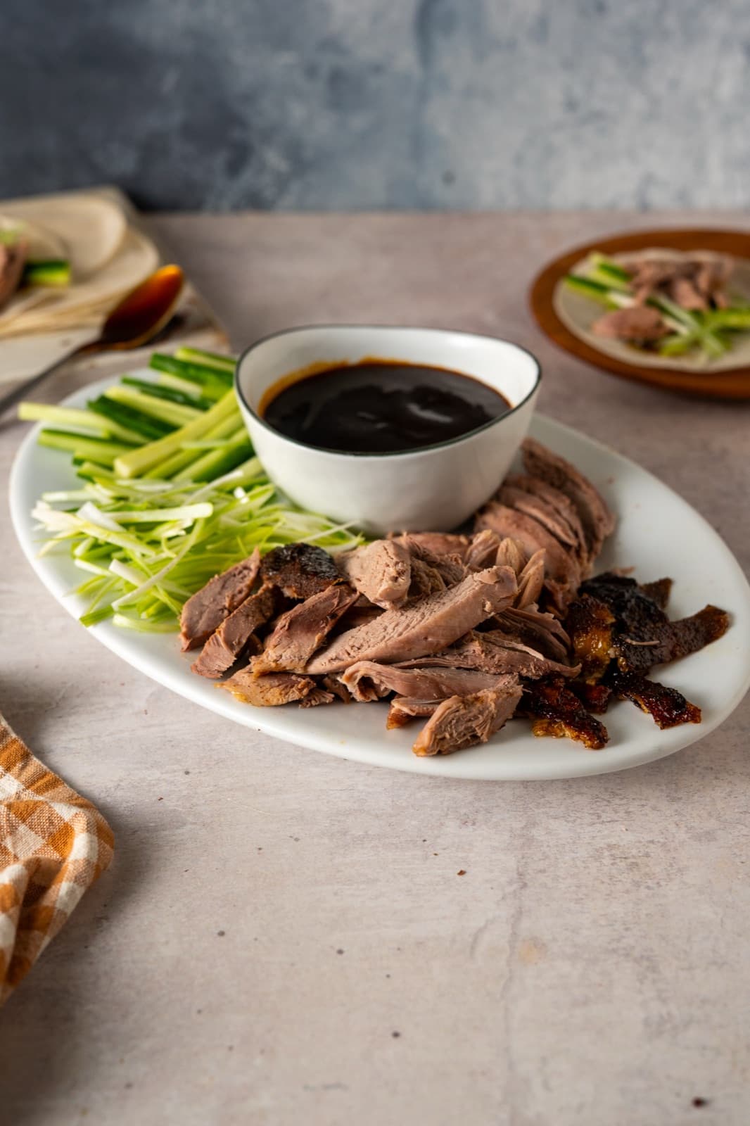 Aromatic Duck Pancakes