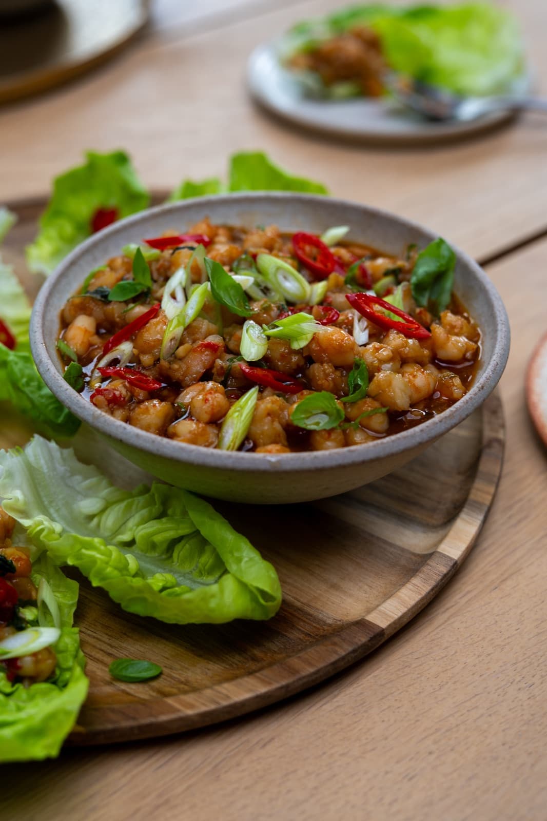 Prawn and Thai Basil Yuk Sung