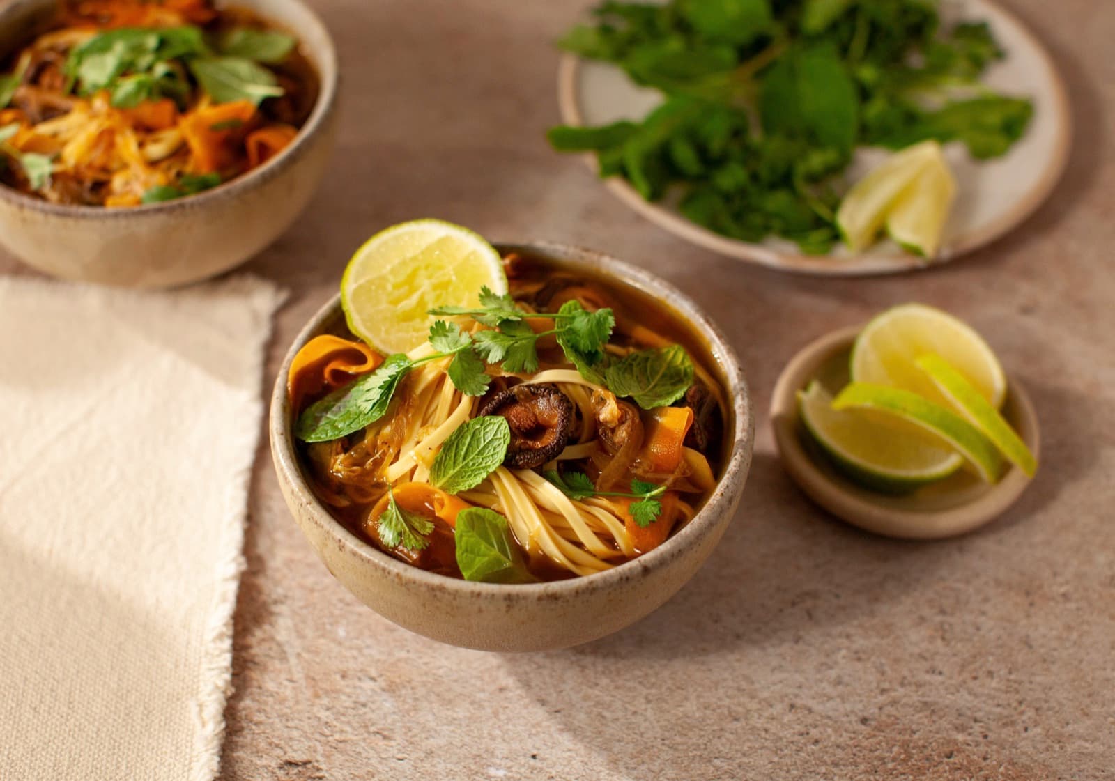Vietnamese mushroom Pho