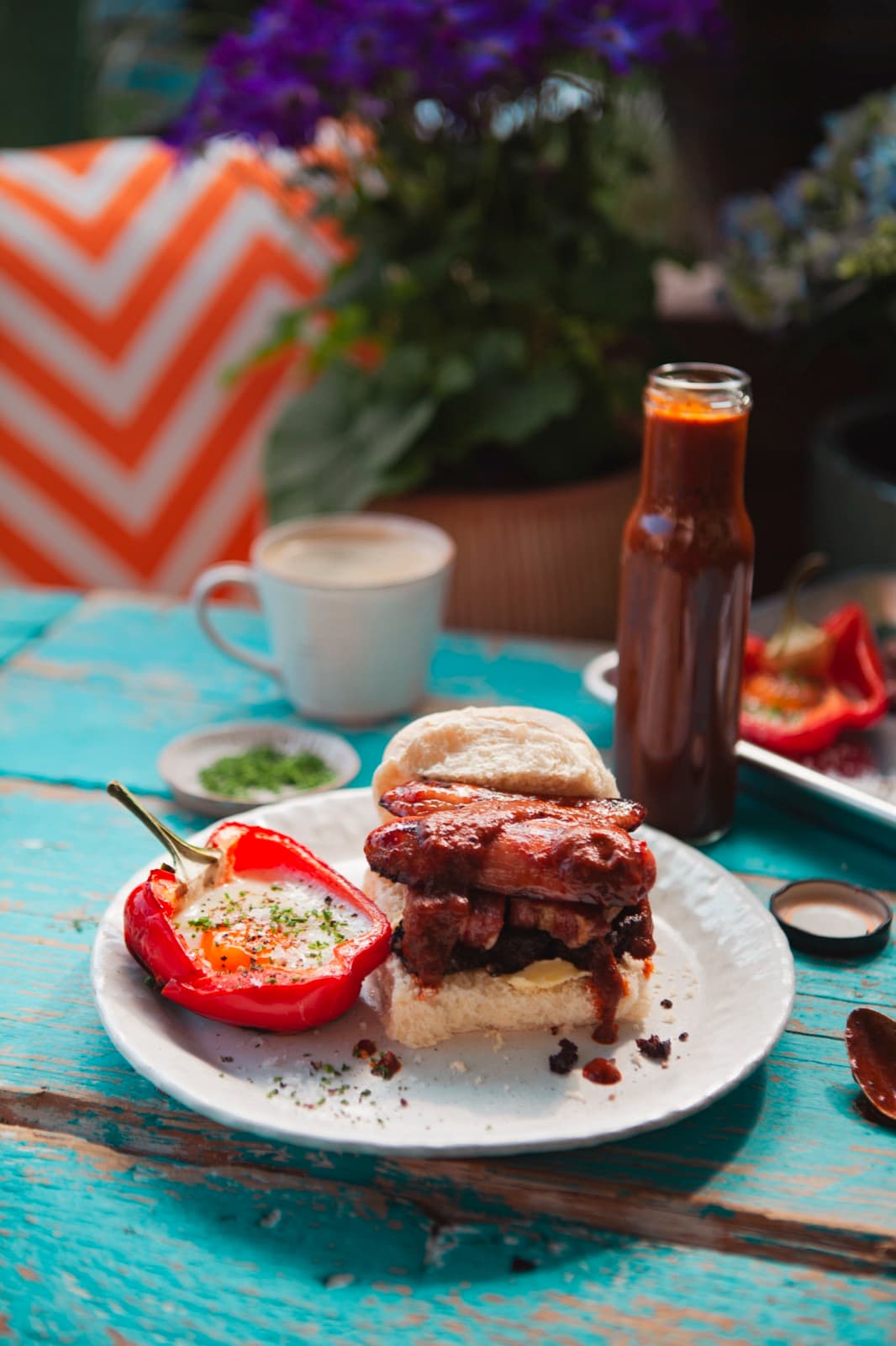 Breakfast Blaa with Nico’s Brown Sauce