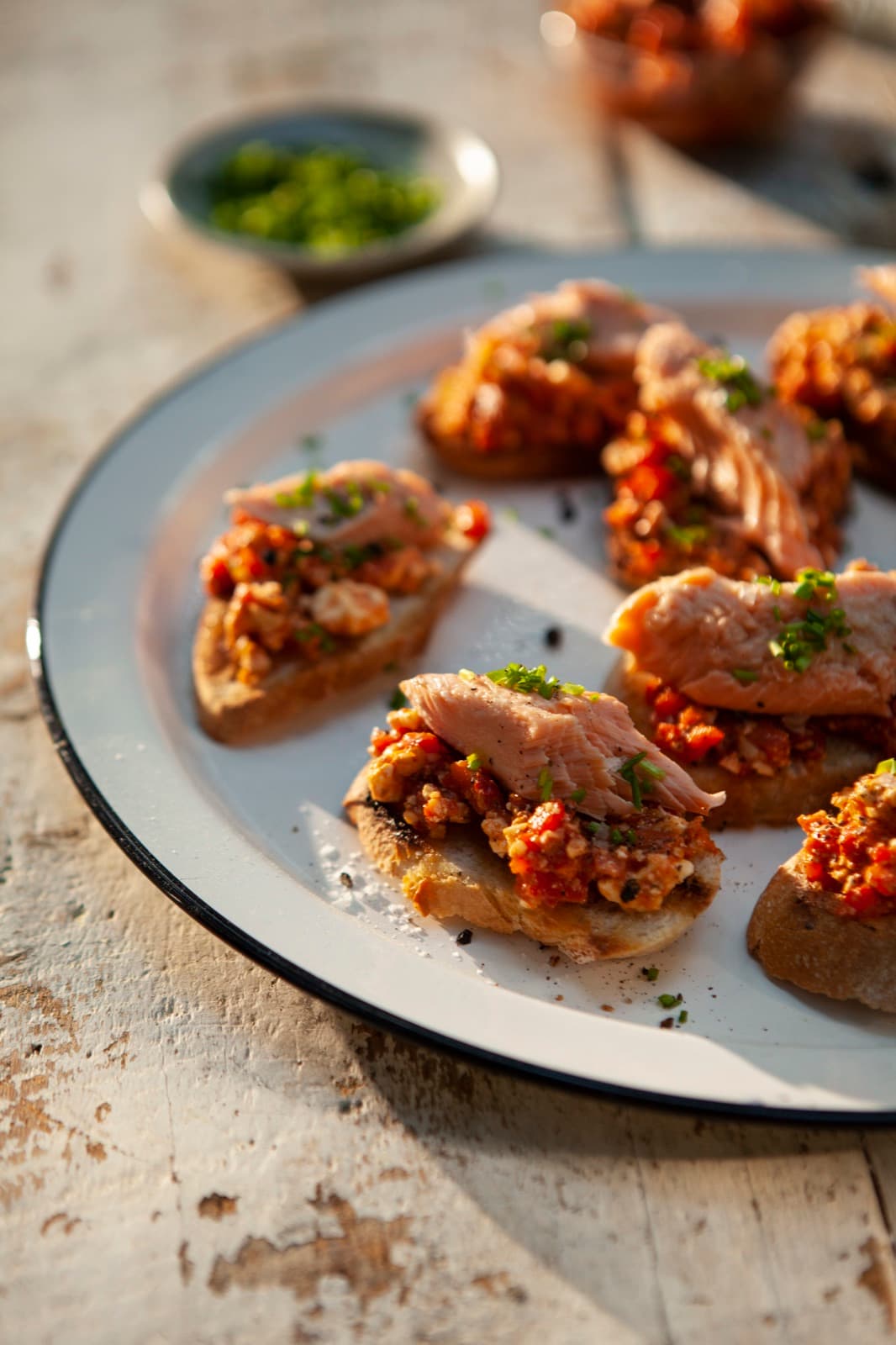 Fish Crostini
