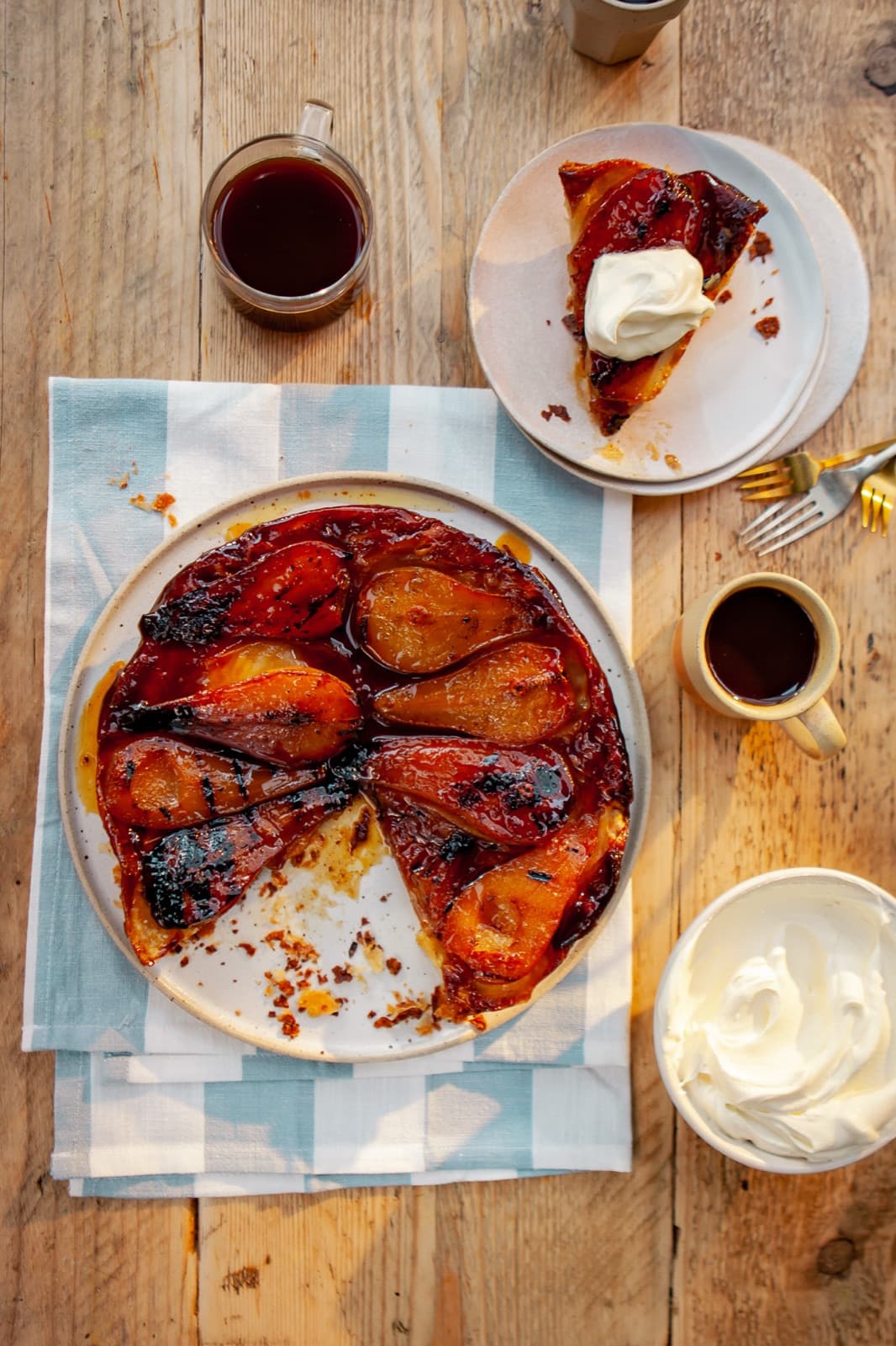 Grilled Tarte Tatin