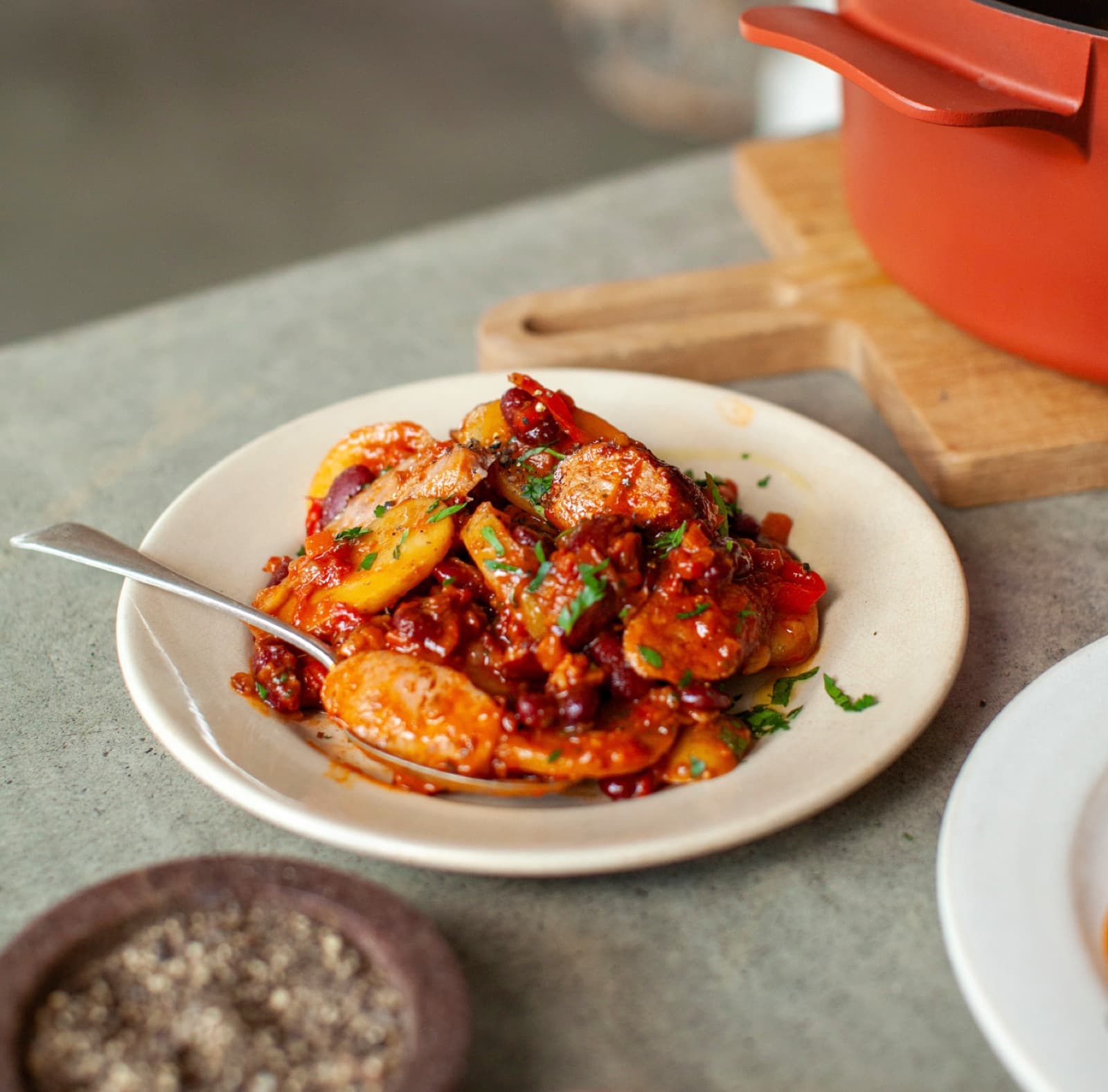 Hearty Sausage Hot Pot