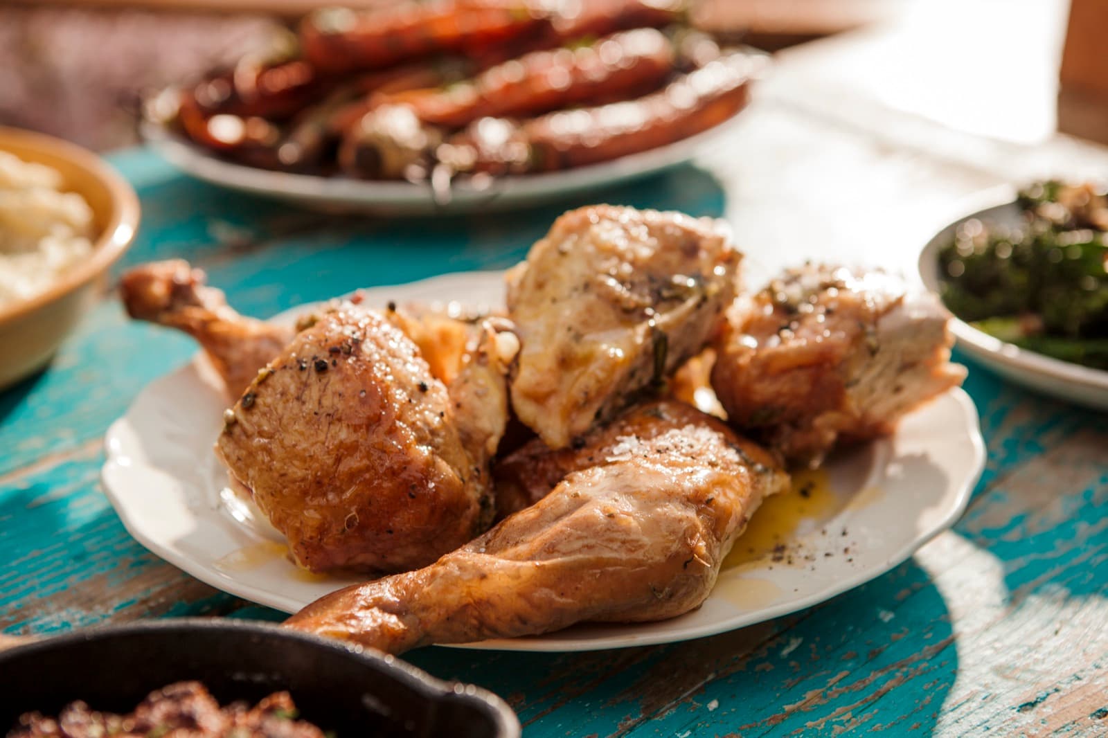 Showstopper Roast Chicken with Lemon & Herb Baste
