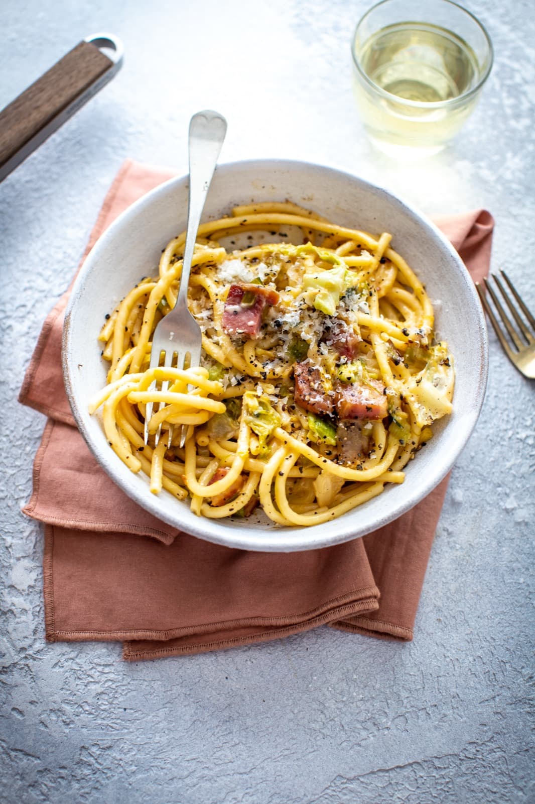 Bacon & Cabbage Pasta