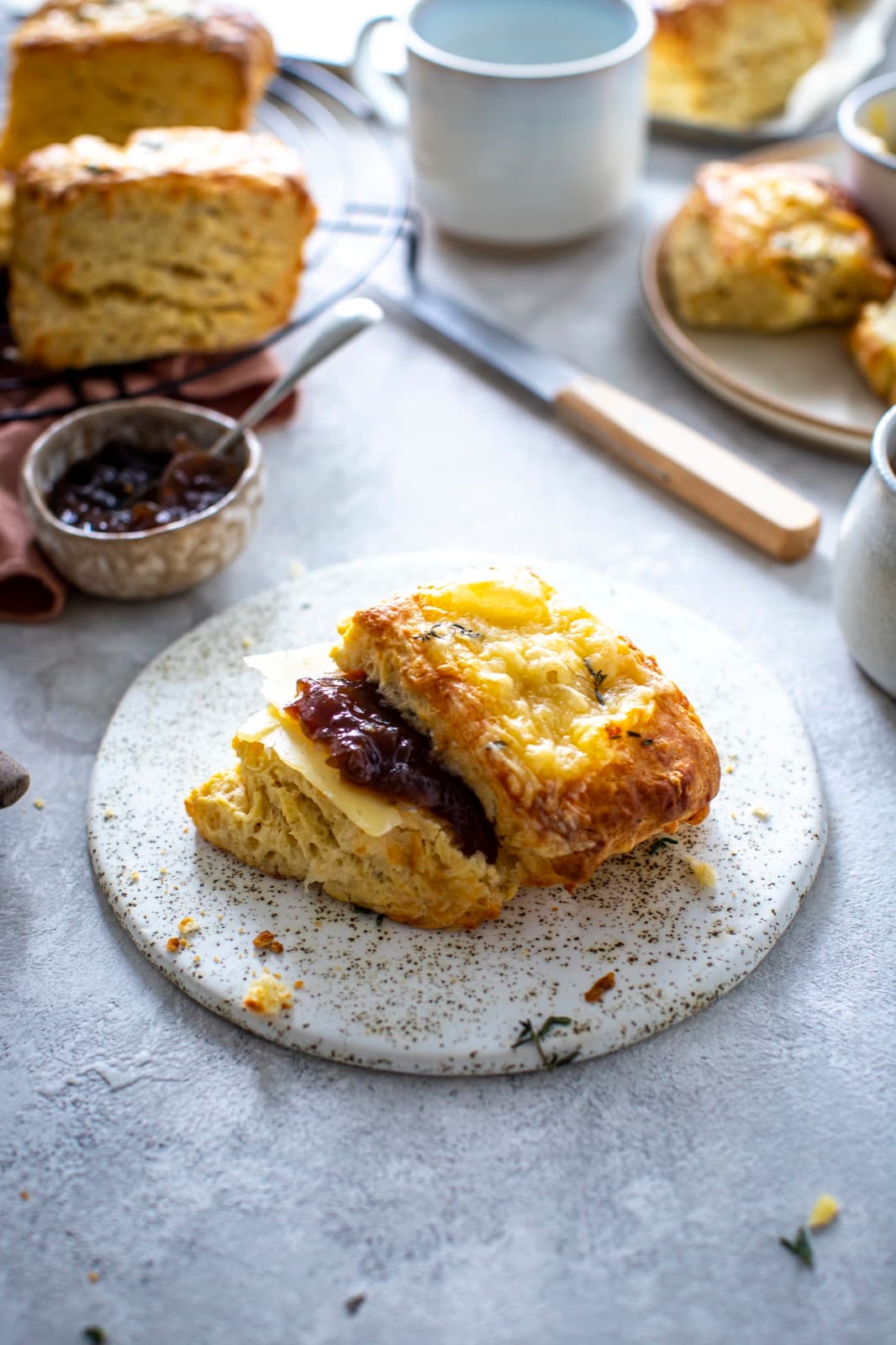 Blue Cheese & Thyme Savoury Scones