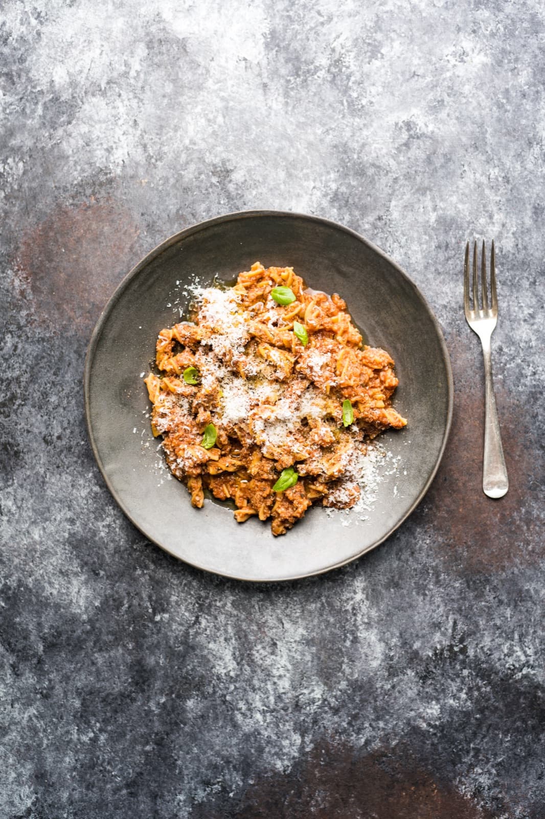 Chickpea Pasta with Cauliflower Bolognese