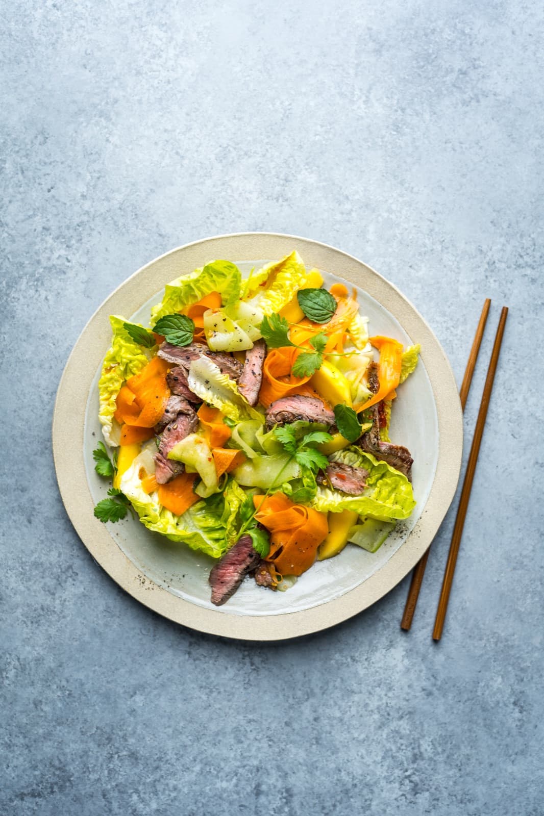 Crunchy Thai Beef & Mango Salad