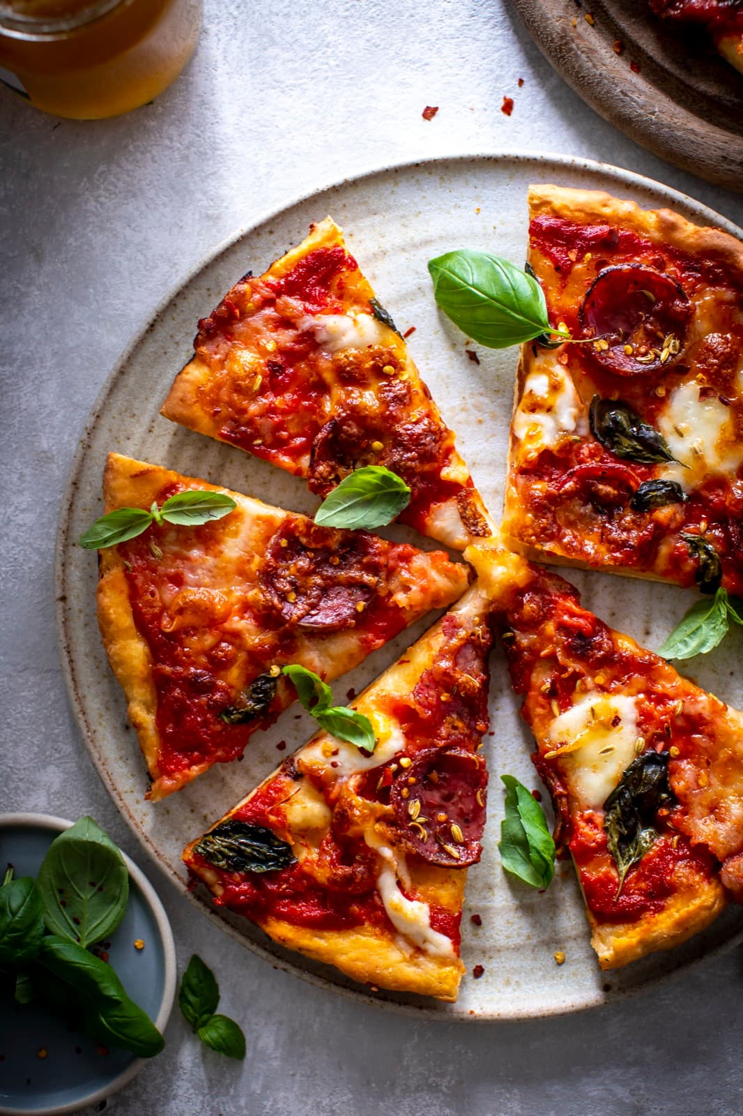 Fennel and Chorizo One Pan Pizza
