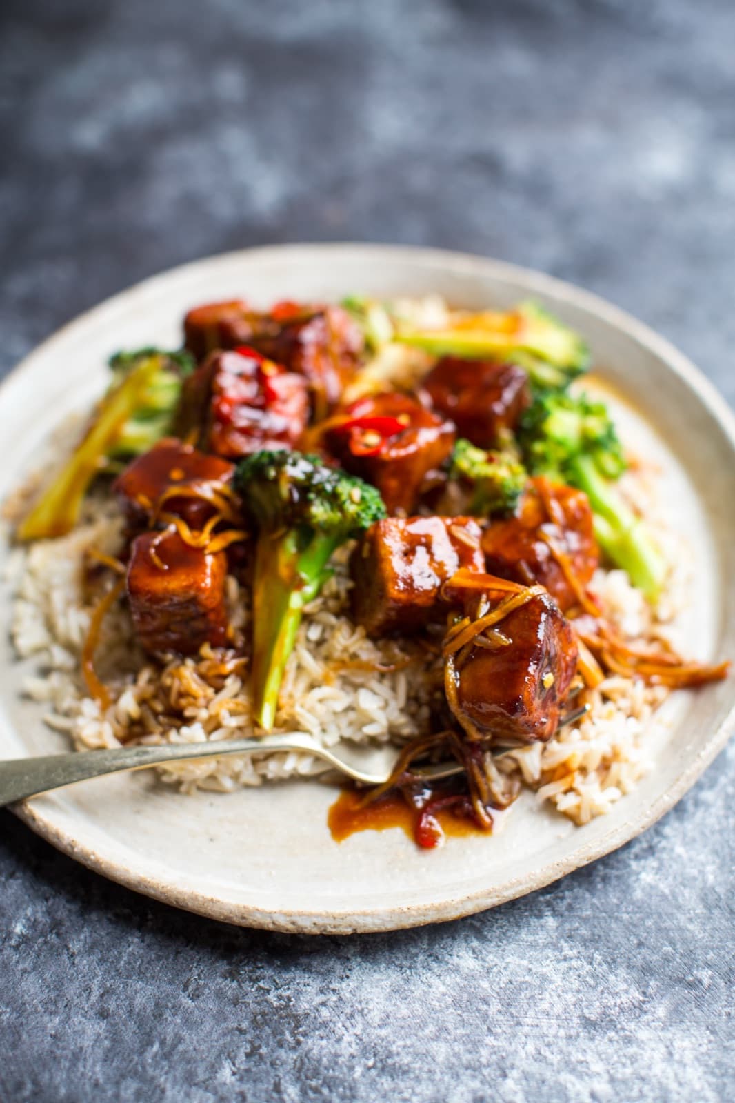 General Tso’s Tofu Stir-fry