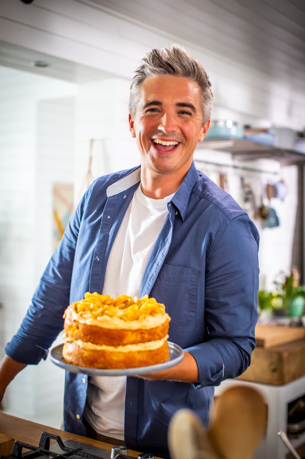 Irish Apple Cake with Salted Caramel