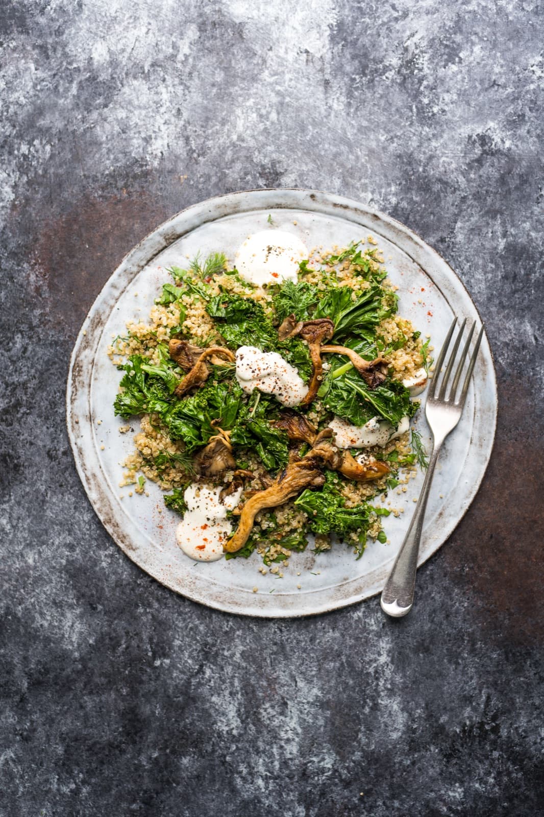 Mushroom Grain Bowl