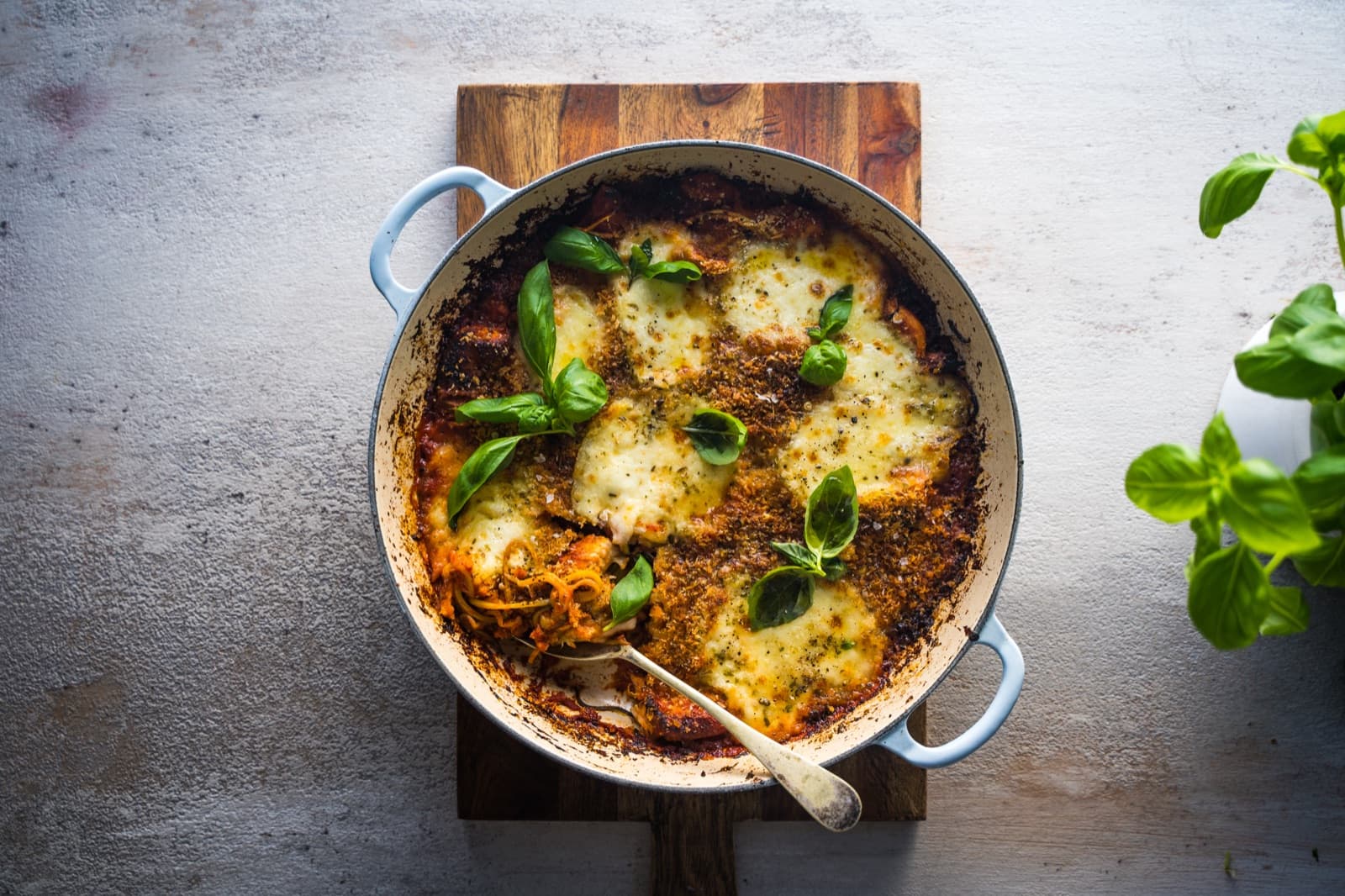 One-pan Chicken Parmesan