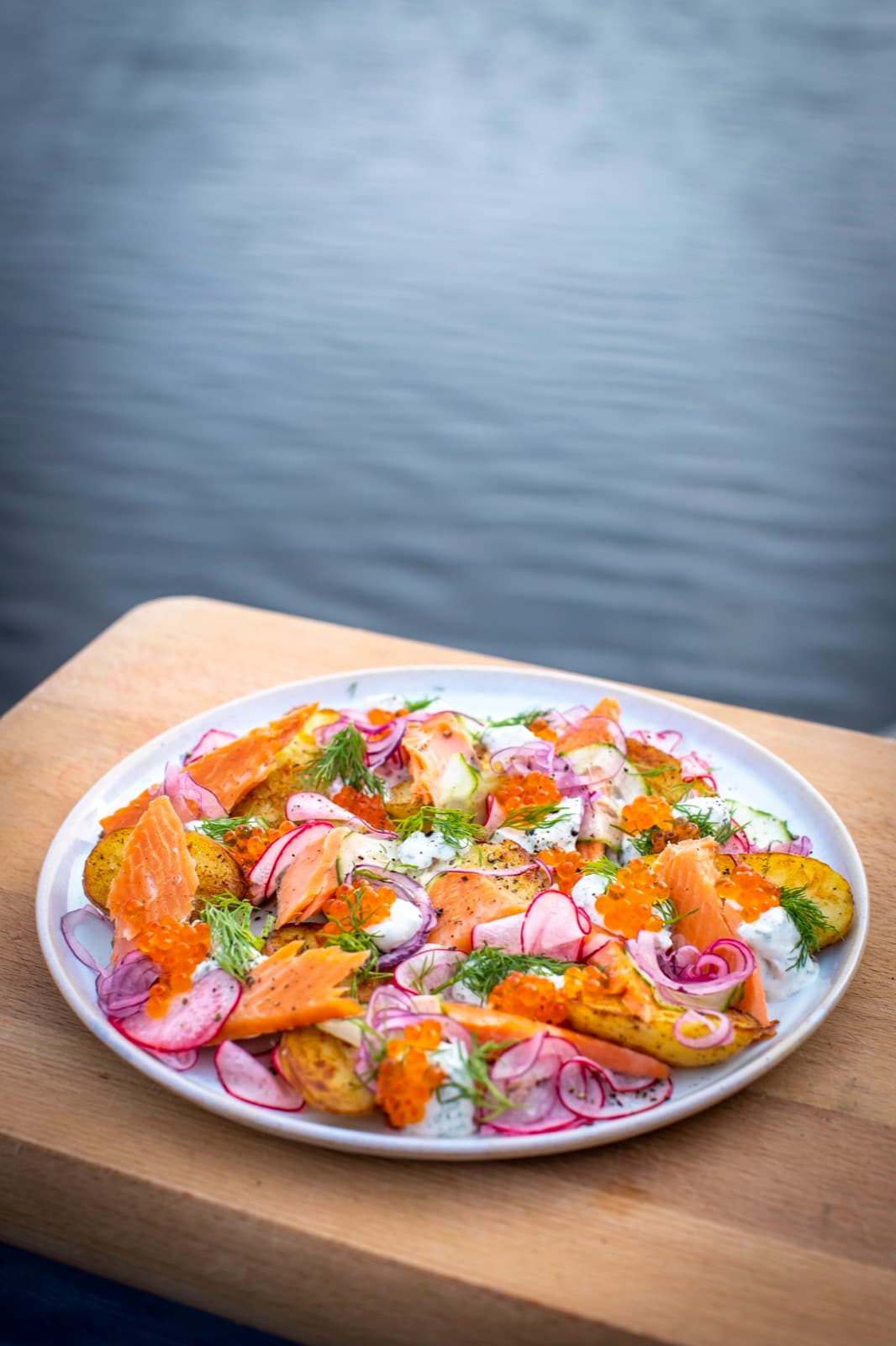 Smoked Trout and Potato Salad