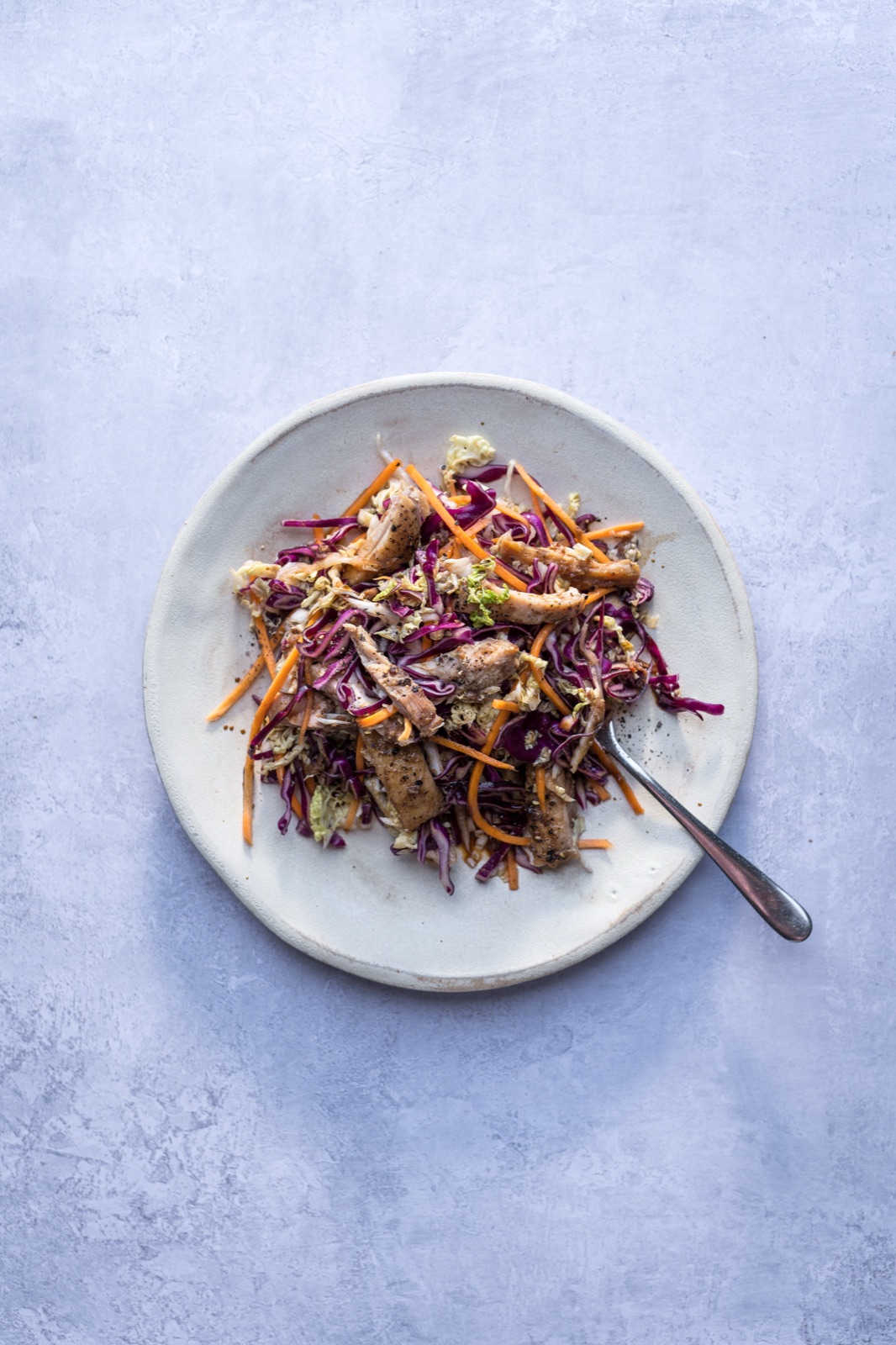 Chinese Chopped Chicken Salad with Bacon XO Sauce