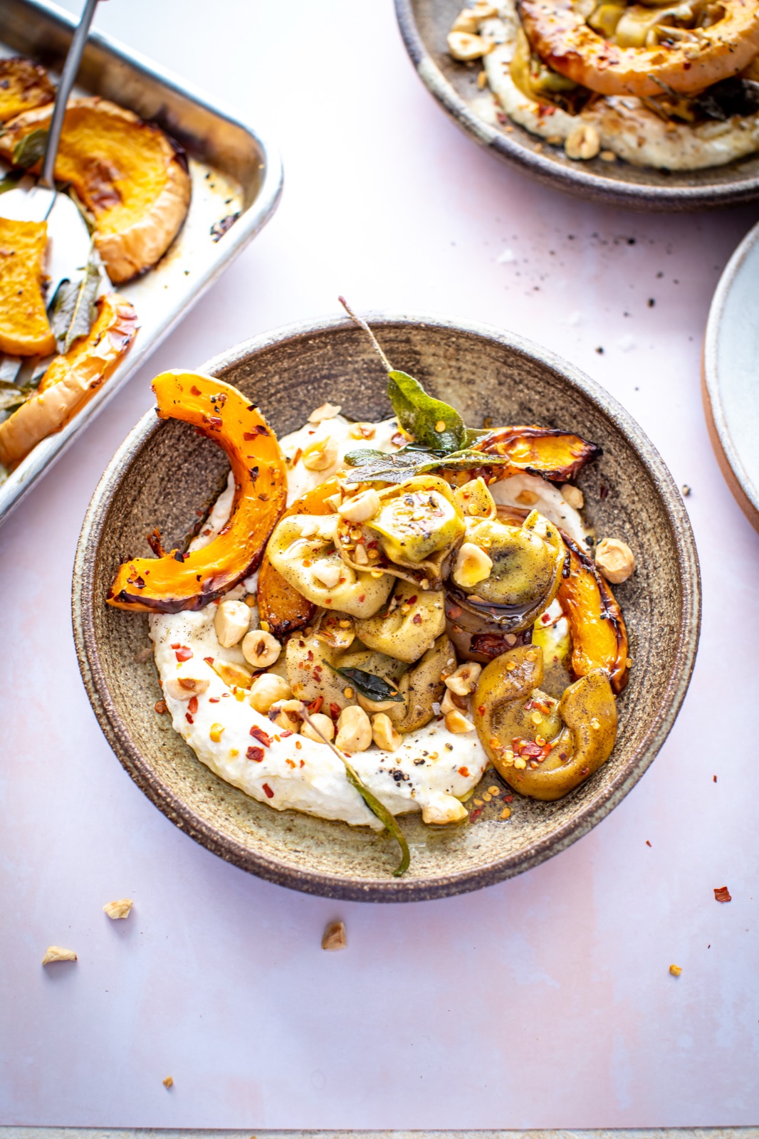 Roast Butternut Squash, Goat’s Cheese & Sage Butter Tortellini